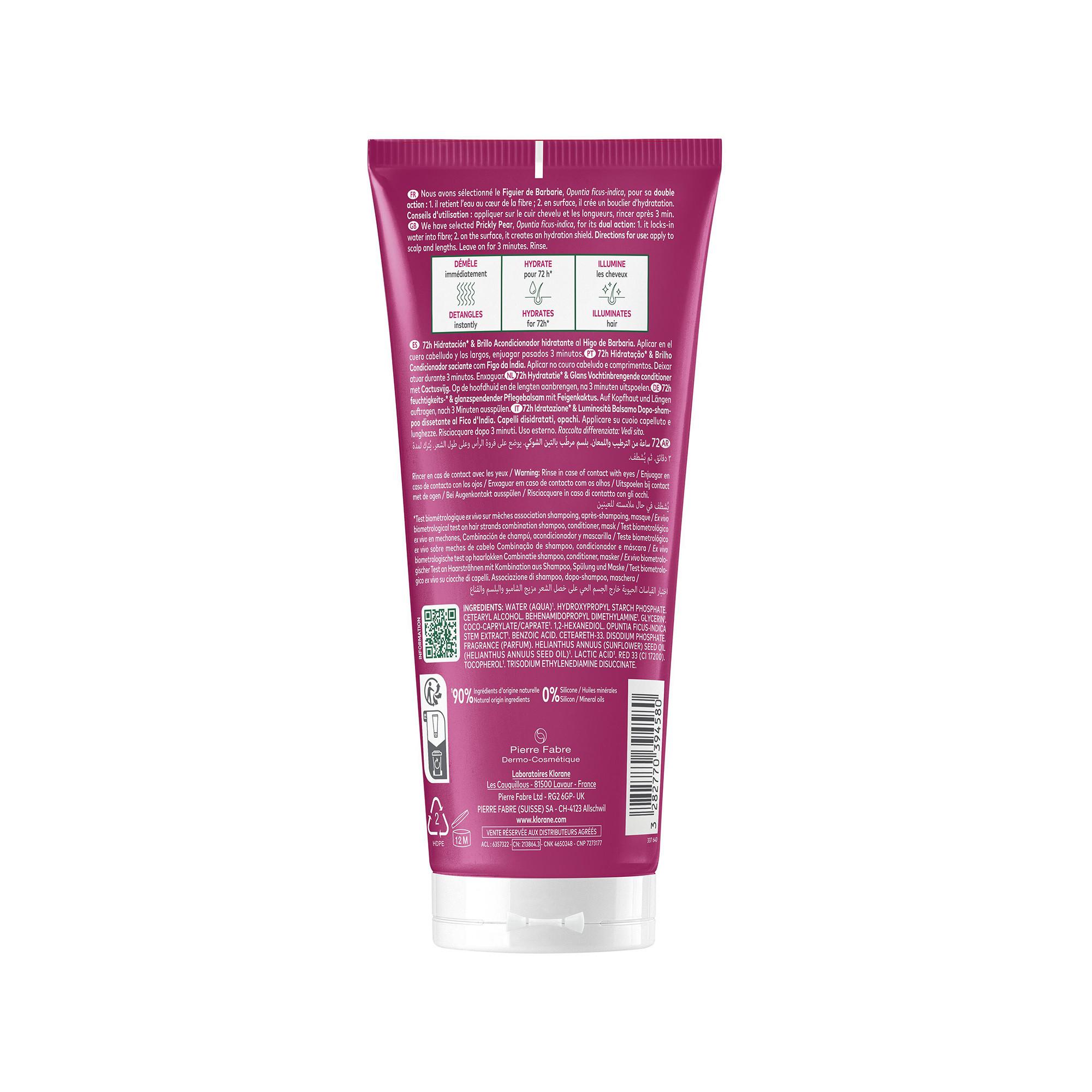 KLORANE Feigenkaktus Feuchtigkeits- &  glanzspendender Pflegebalsam 