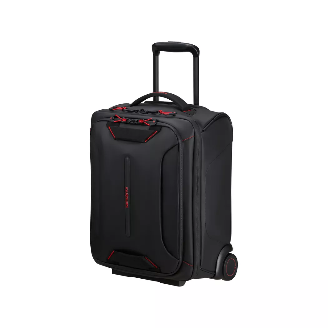 Weichgepäck-Trolley SAMSONITE "ECODIVER 45 cm", Gr. B/H/T: 36cm x 45cm x 20cm 30 l, schwarz, Nylon, Polyester, Koffer, Handgepäck Weichschalenkoffer Trolley Handgepäck-Koffer