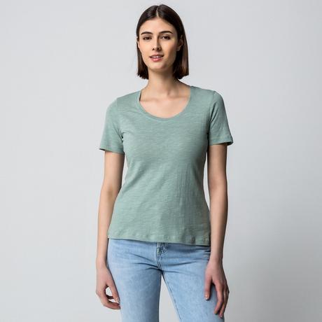 Manor Woman slub T-shirt, manches courtes 