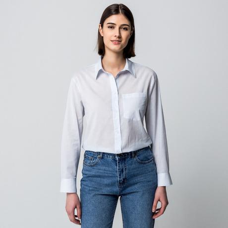 Manor Woman soft cotton Bluse, langarm 