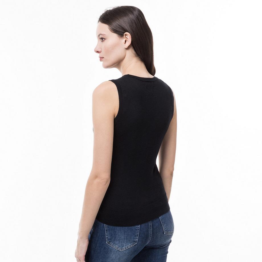 Manor Woman Cashmere Seta Gilet  