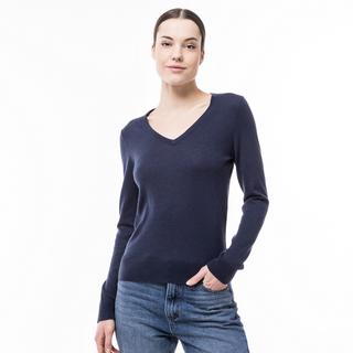 Manor Woman Cashmere Seta Maglione Lavorazione Fine  