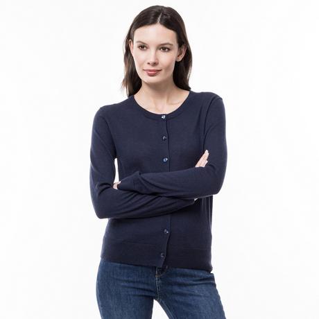 Manor Woman Cardigan Cashmere Seta Maglia Fine  