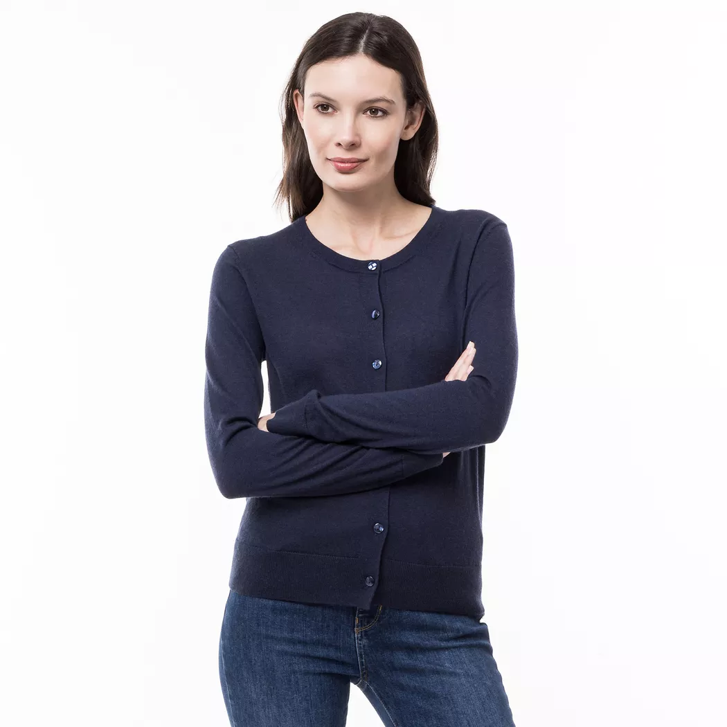 Manor Woman - Cardigan, für Damen, Marine Größe S