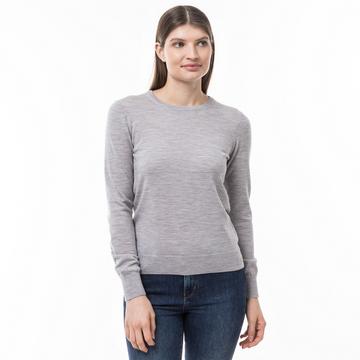 Pull cachemire, col rond