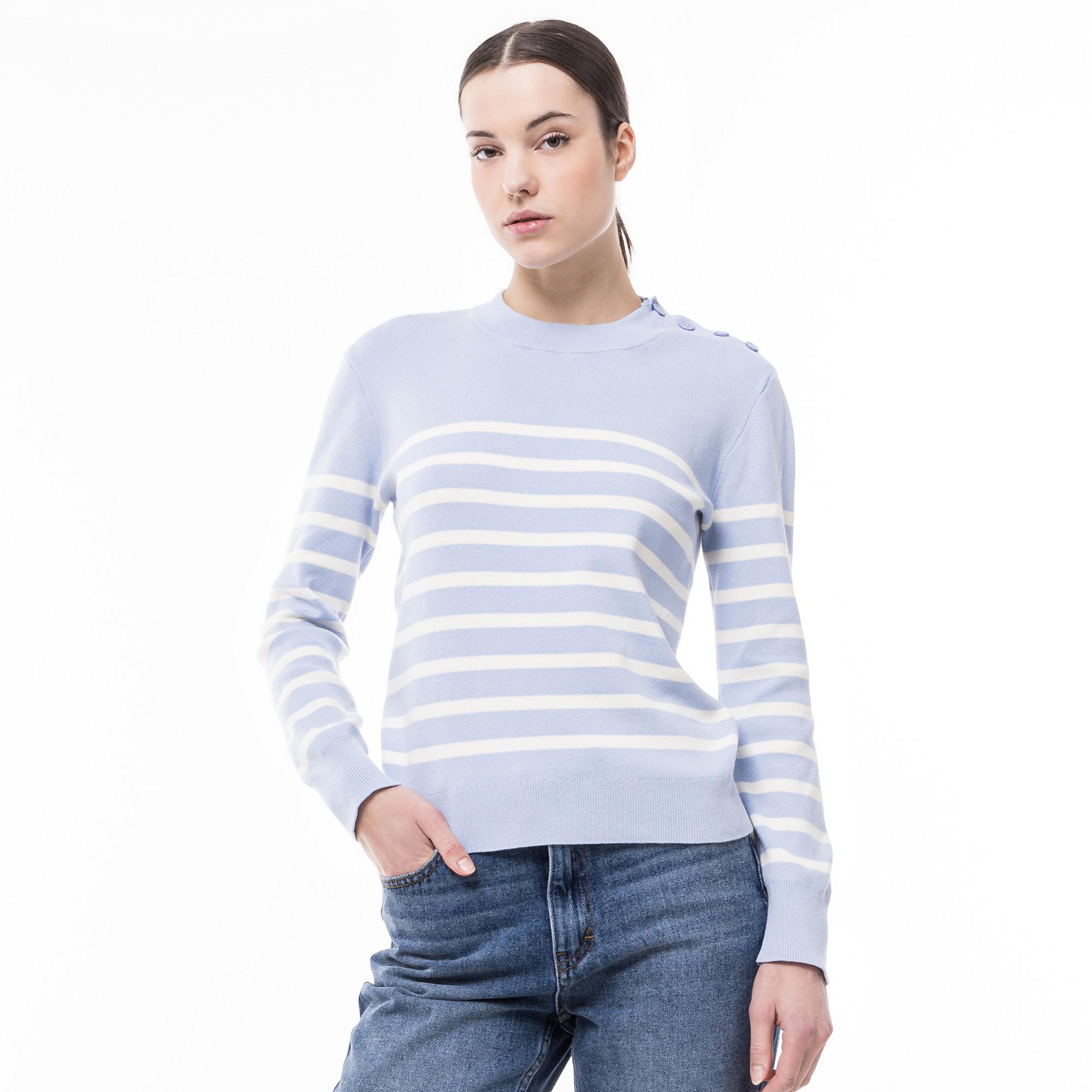 Manor Woman E06 Pull, col rond, manches longues 