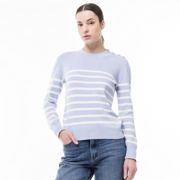 Maglione girocollo, maniche lunghe