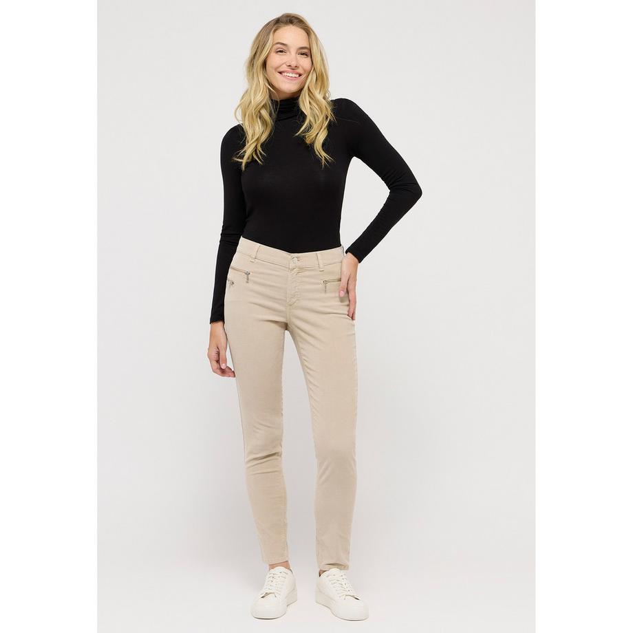 ANGELS Ornella Fringe Plate Pantaloni in Velluto a Coste Slim Fit  