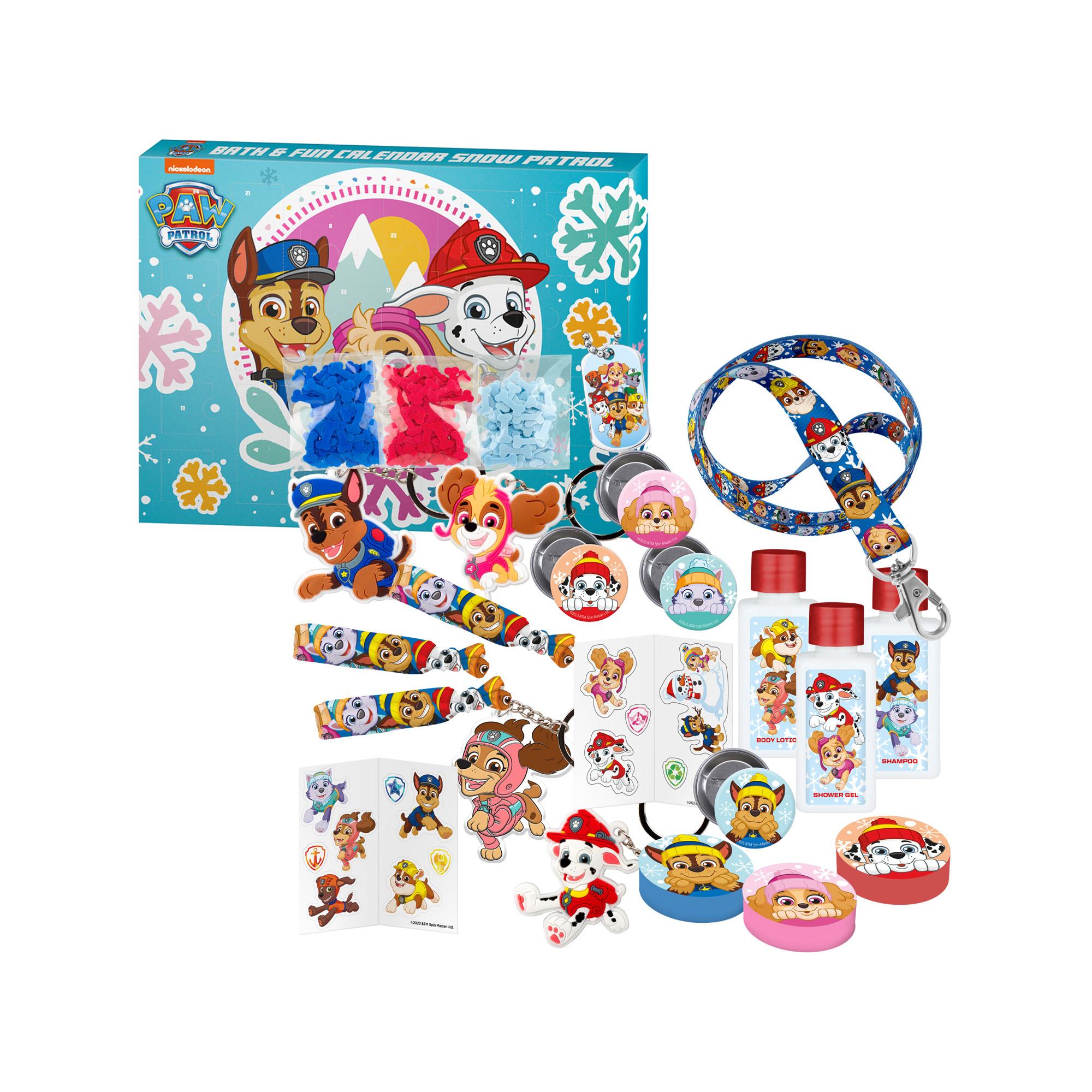 PAW PATROL  PAW Patrol Bath & Fun Calendar 'Snow Patrol' 