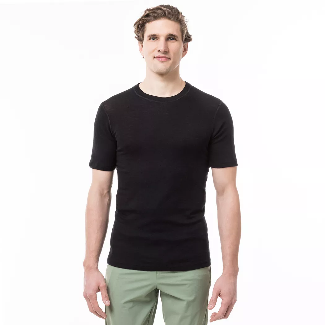 Manor Sport - Thermoshirt, kurzarm, für Herren, Black, Größe XL