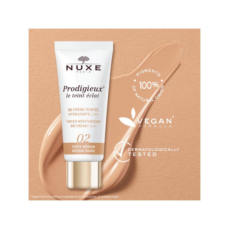 NUXE Prodigieux®  Le Teint Éclat  BB Cream colorata idratante | 24H BB Cream 