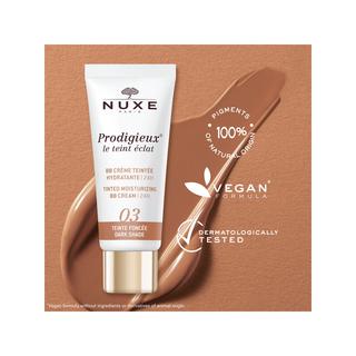 NUXE Prodigieux® Le Teint Éclat strahlender Teint Getönte, feuchtigkeitsspendende BB-Creme | 24H BB-Creme 