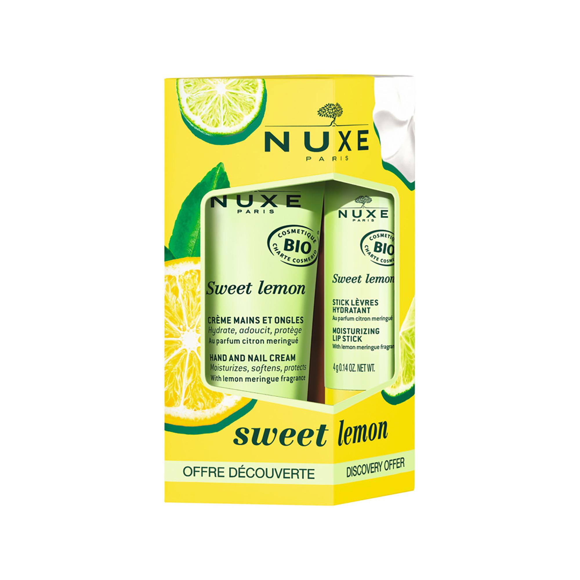 NUXE Sweet Lemon  Pflege-Duo Für Hande und Lippen 