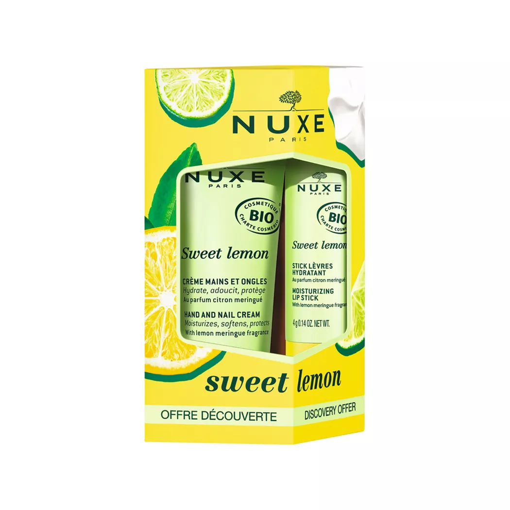 Nuxe - Pflege-Duo Für Hande und Lippen, Sweet Lemon Set