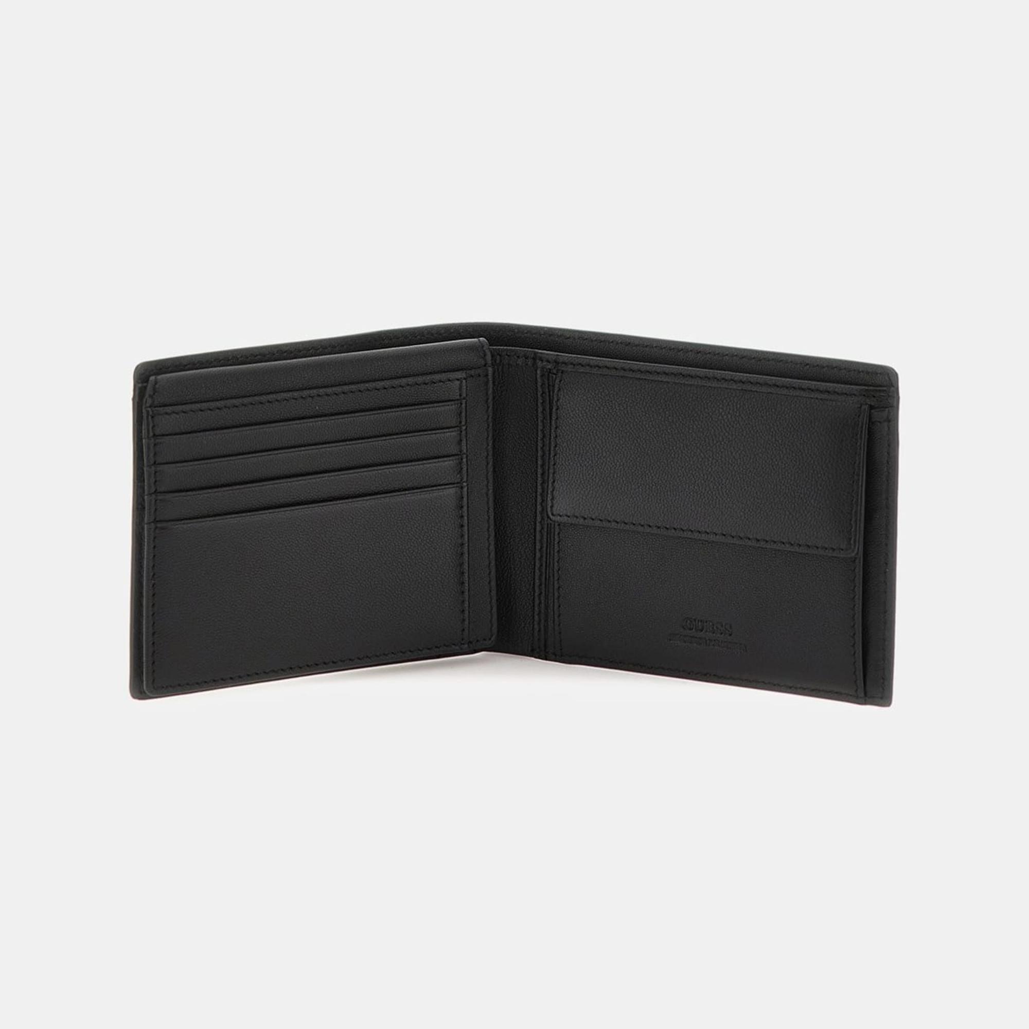 GUESS MADRID Billfold With Sewn Flap With Coin Pocket  