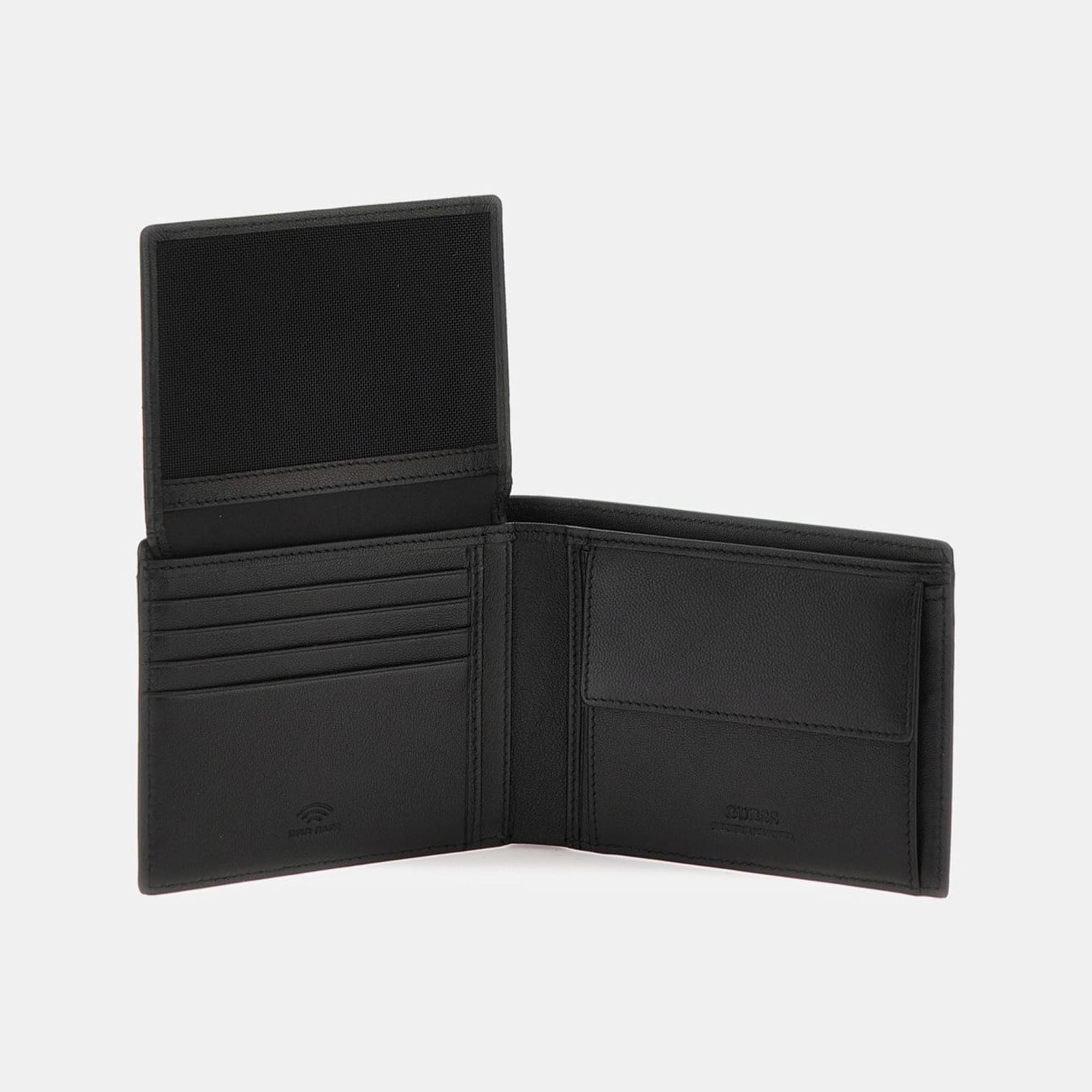 GUESS MADRID Billfold With Sewn Flap With Coin Pocket  