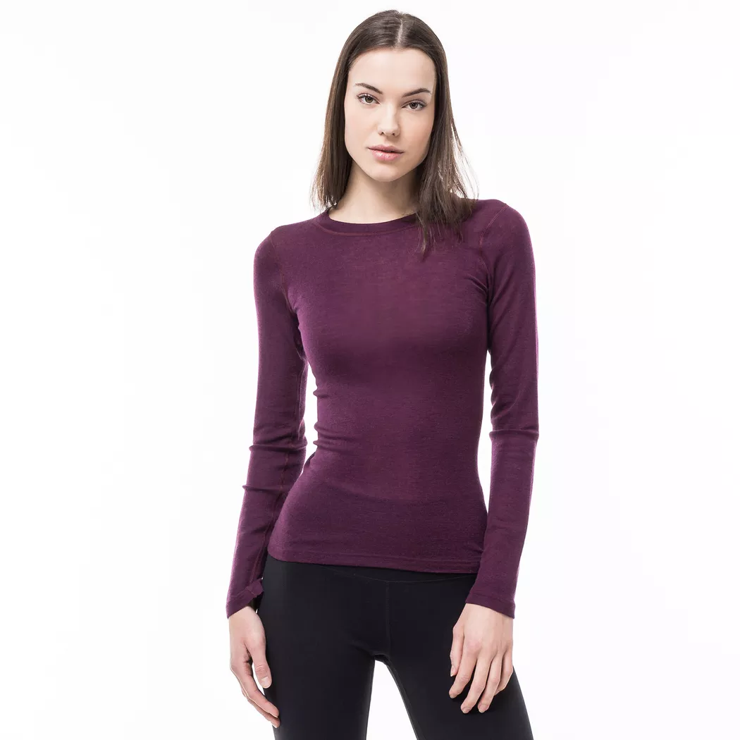 Manor Sport - Thermoshirt, langarm, für Damen, Rot, Größe XL