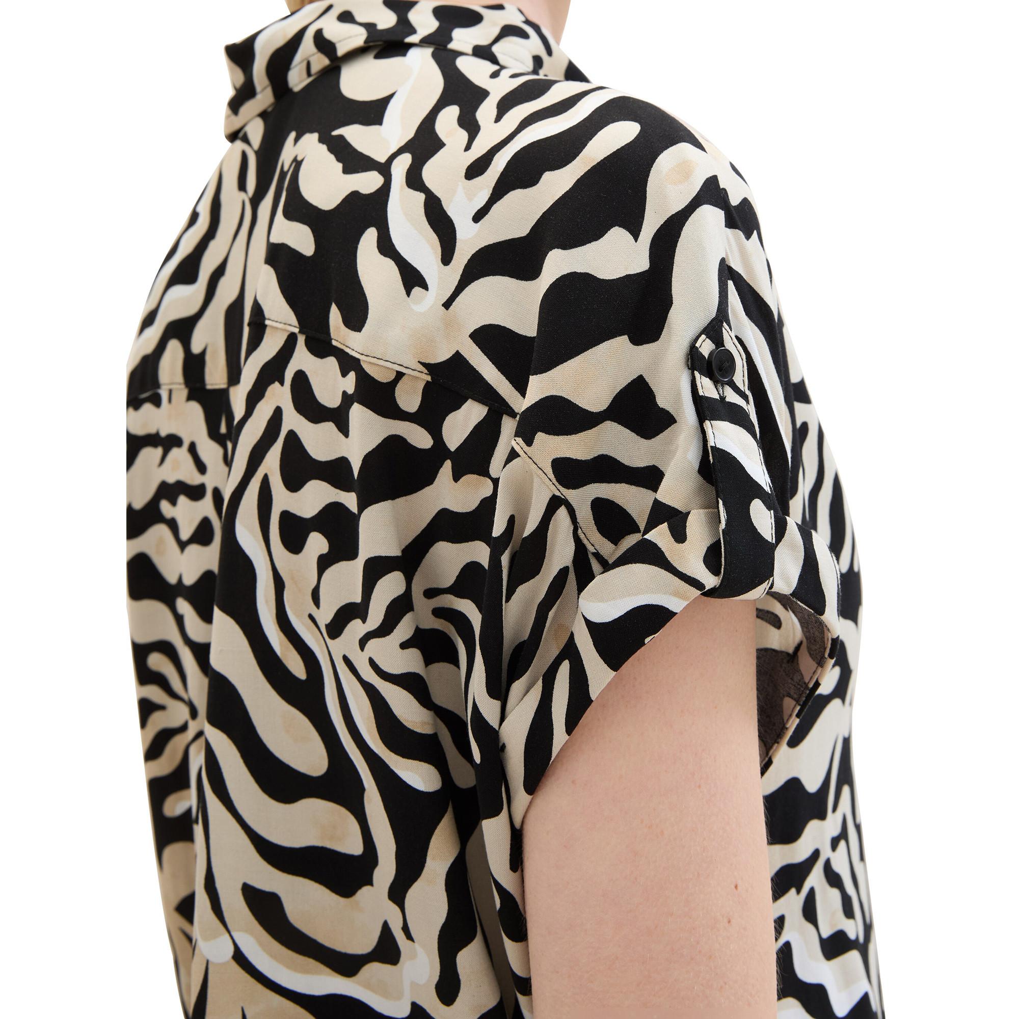 TOM TAILOR Camicetta Maniche Corte Vestibilità Ampia  