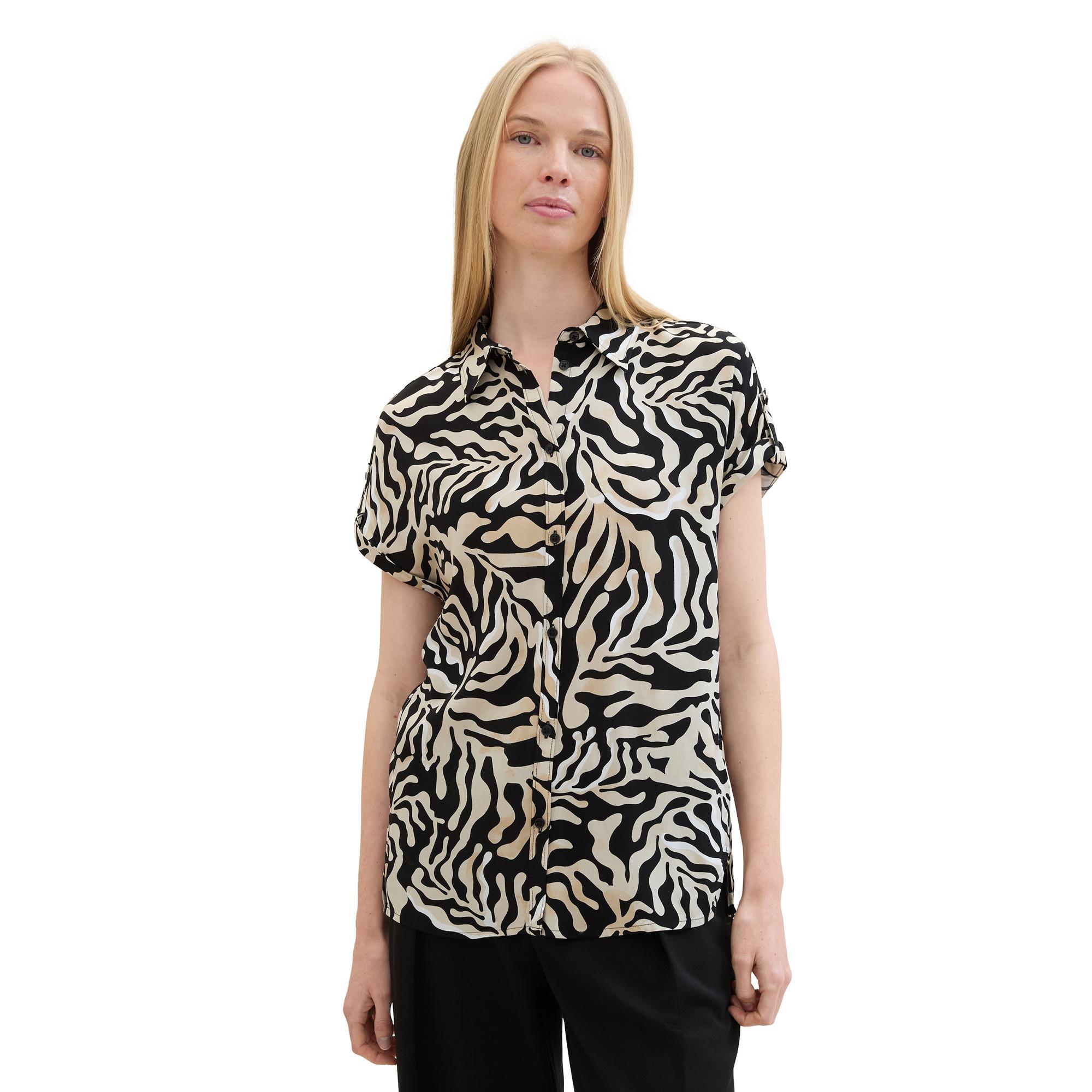 TOM TAILOR Camicetta Maniche Corte Vestibilità Ampia  