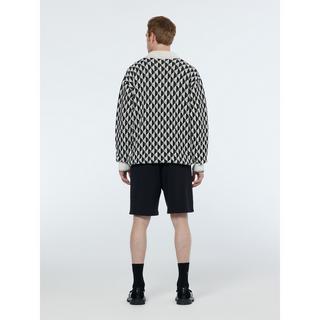 Scotch & Soda Langarm Jacquard Poloshirt  