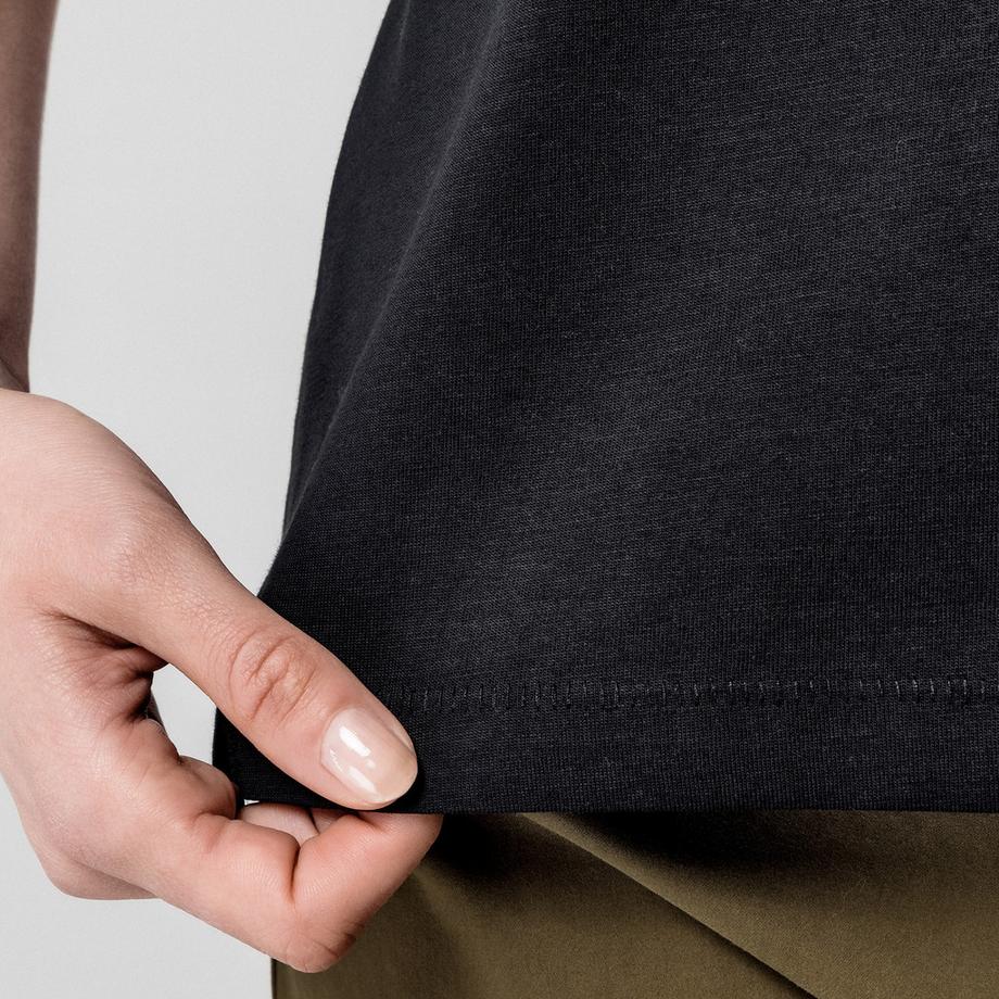 Manor Woman Pima T-shirt Maniche Corte Scollo a V  