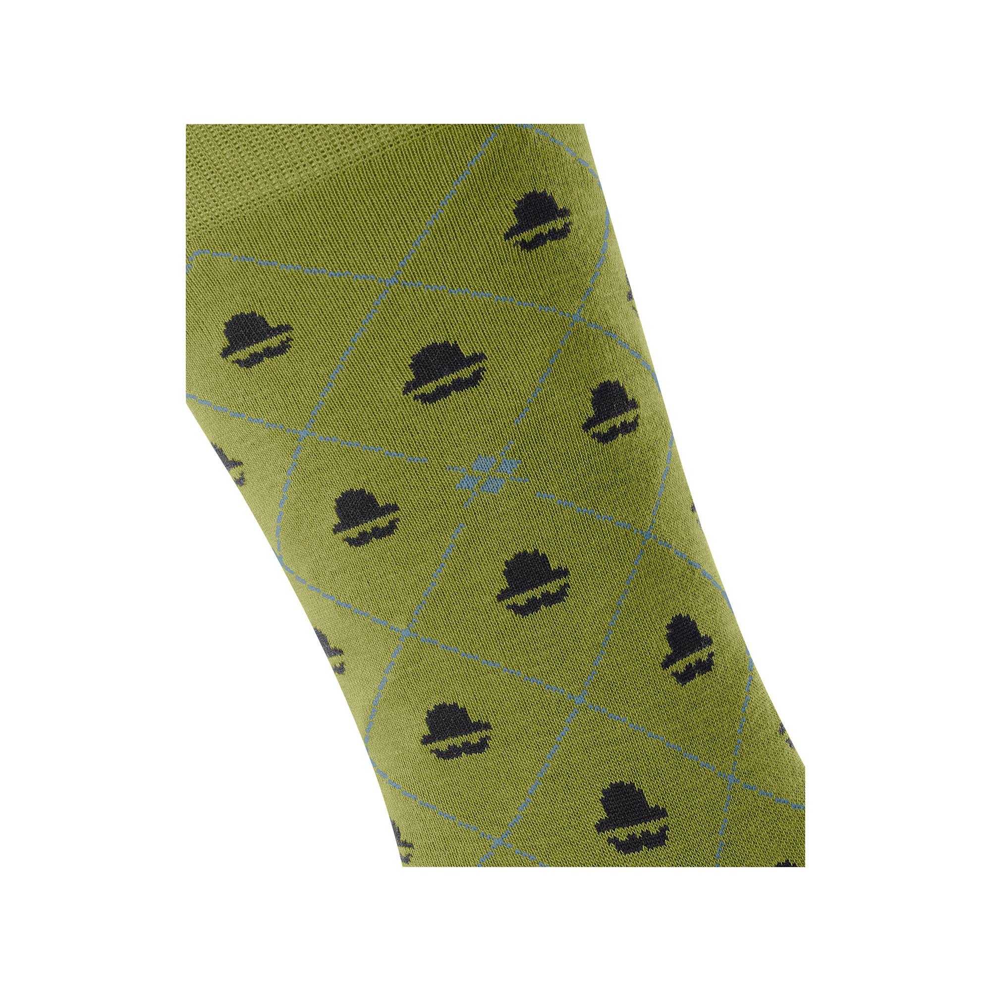 Burlington Moustache & Hat SO Wadenlange Socken 