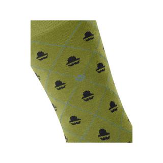 Burlington Moustache & Hat SO Chaussettes hauteur mollet 