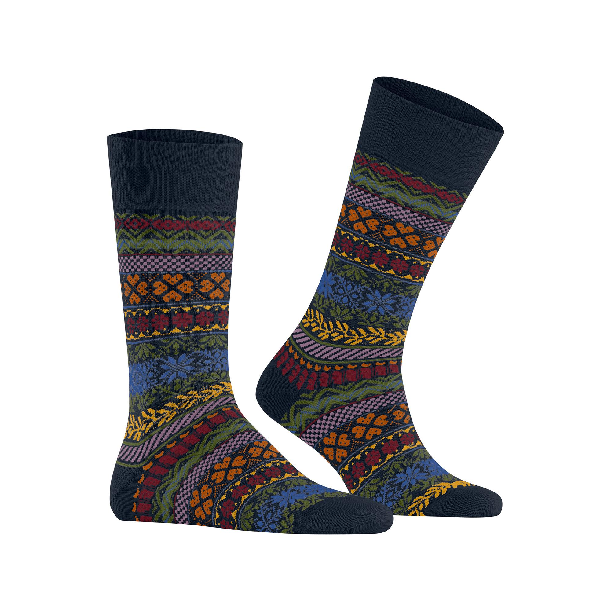 Burlington Country Fair Isle SO Chaussettes hauteur mollet 