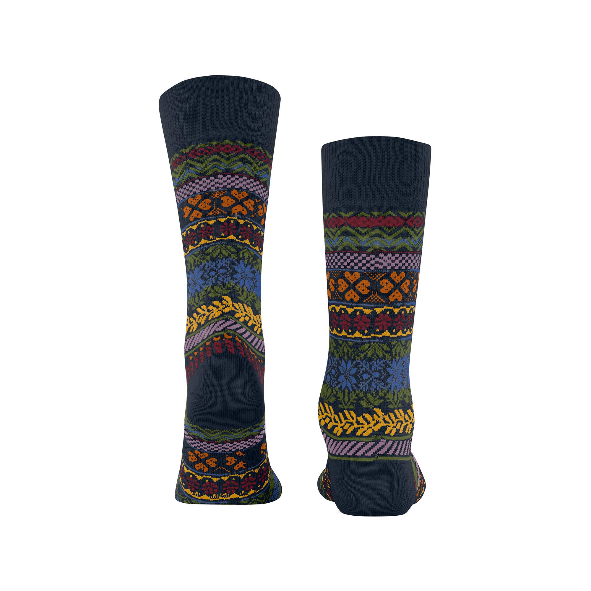 Burlington Country Fair Isle SO Wadenlange Socken 