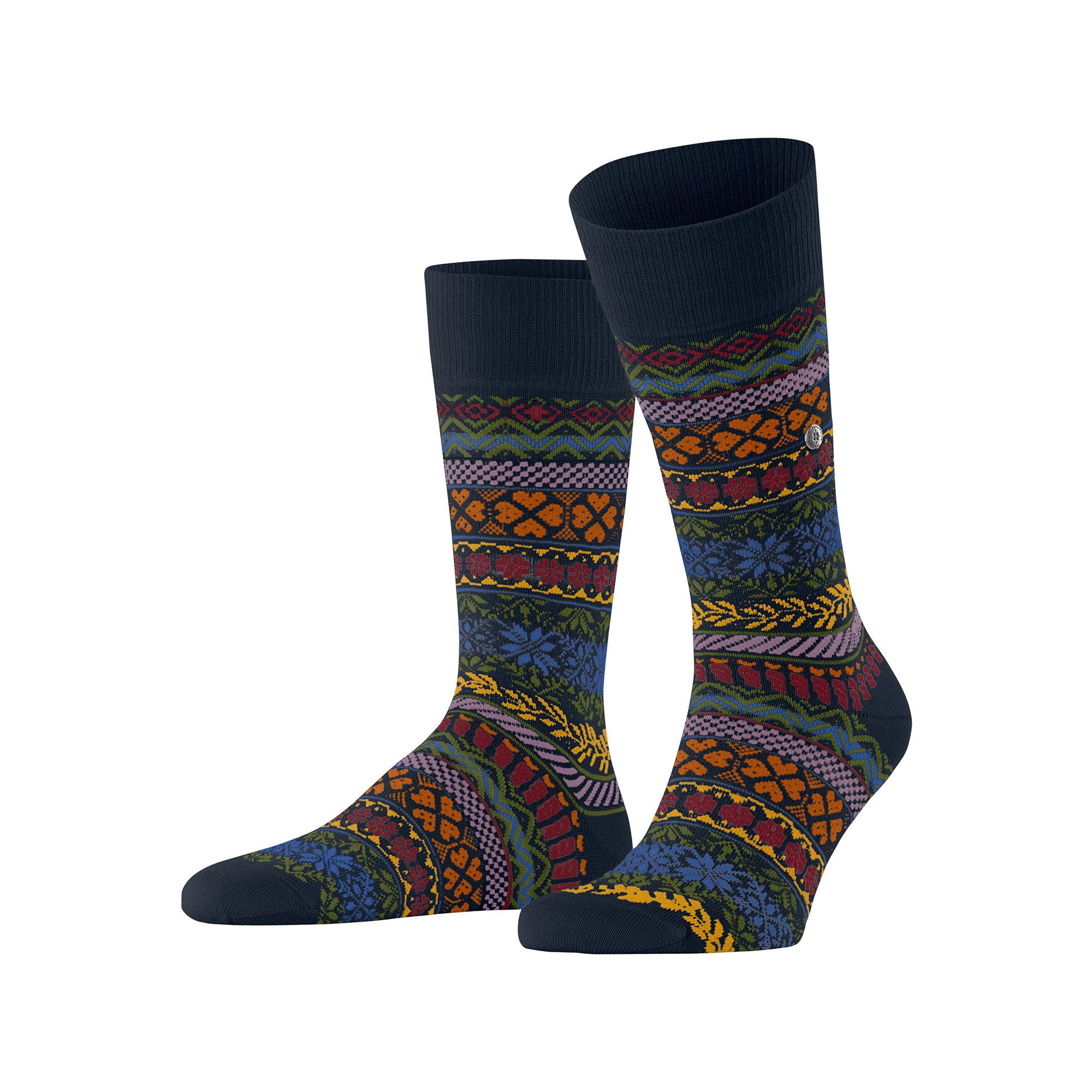 Burlington Country Fair Isle SO Chaussettes hauteur mollet 