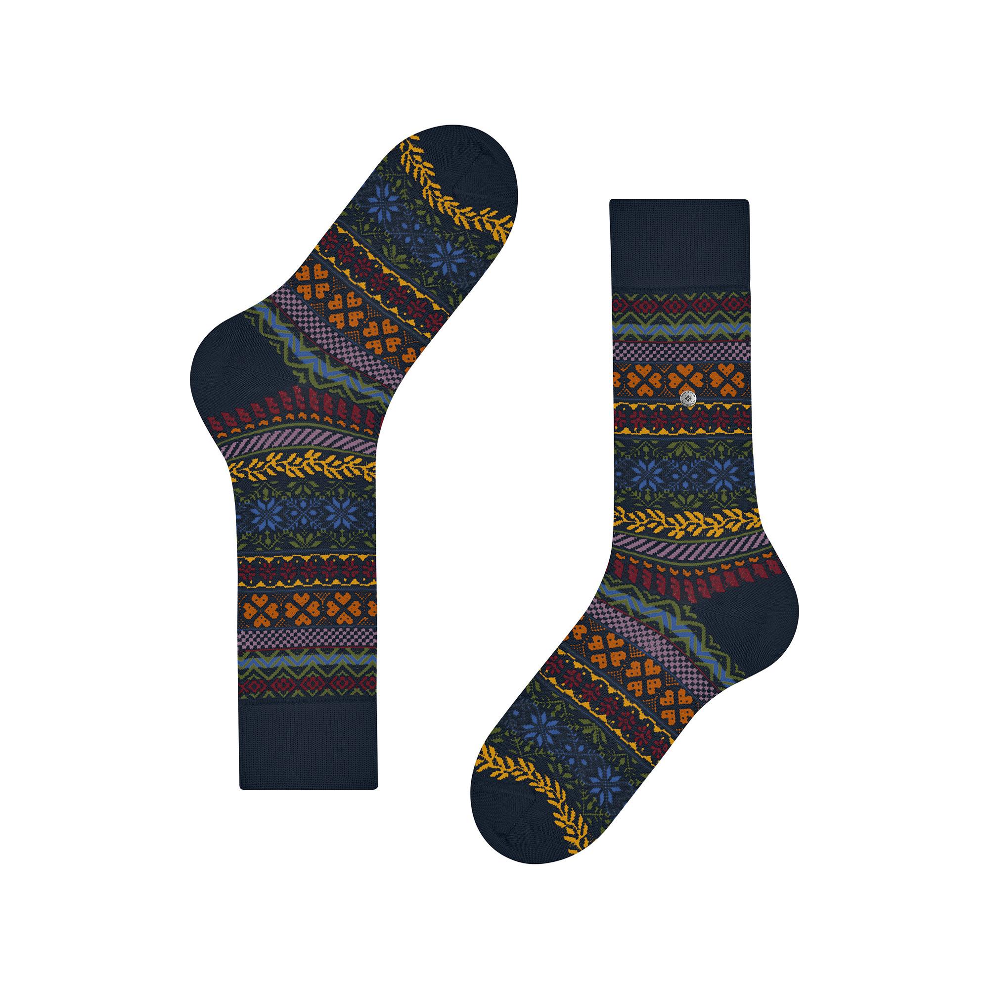 Burlington Country Fair Isle SO Chaussettes hauteur mollet 