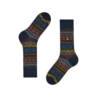 Burlington Country Fair Isle SO Wadenlange Socken 