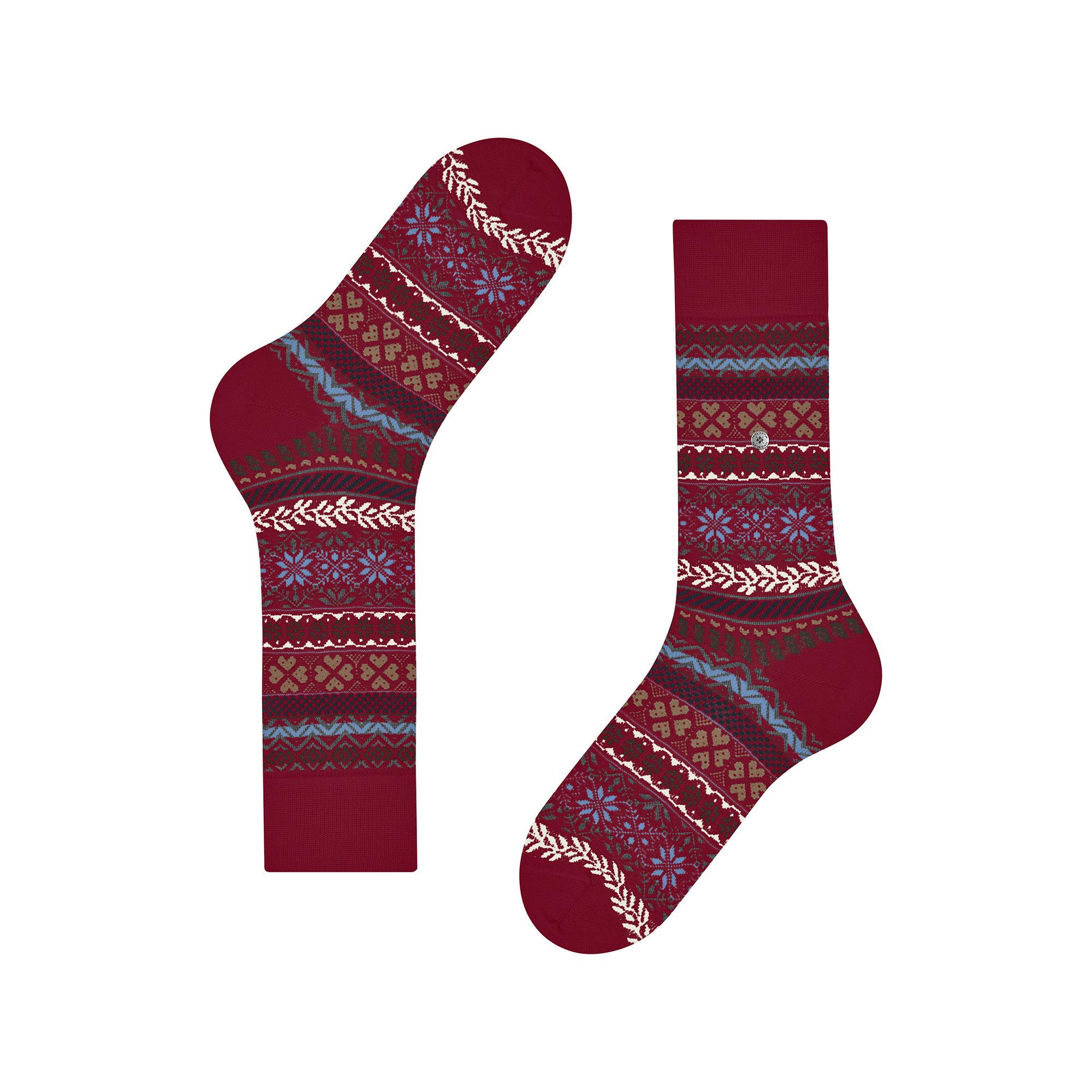 Burlington Country Fair Isle SO Chaussettes hauteur mollet 