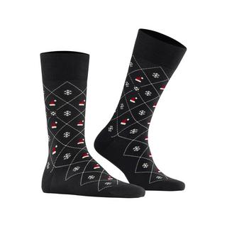 Burlington X-Mas Argyle SO Chaussettes hauteur mollet 