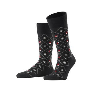 Burlington X-Mas Argyle SO Chaussettes hauteur mollet 