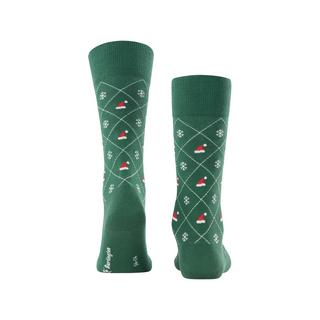 Burlington X-Mas Argyle SO Chaussettes hauteur mollet 