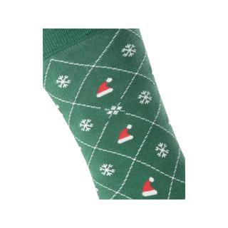 Burlington X-Mas Argyle SO Chaussettes hauteur mollet 