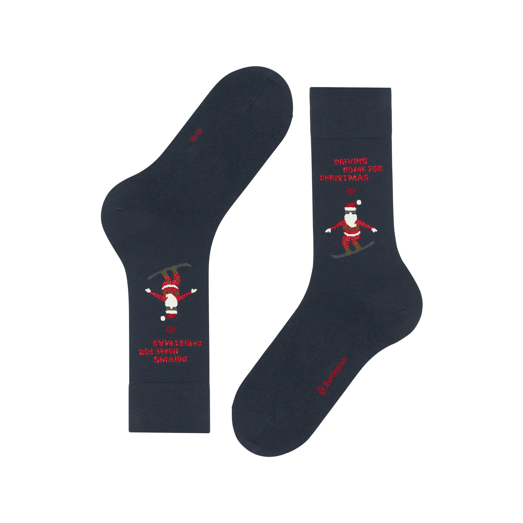 Burlington Snowboarding Santa SO Chaussettes hauteur mollet 