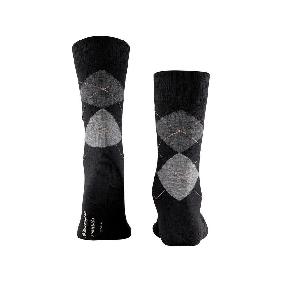 Burlington Edinburgh Argyle Chaussettes hauteur mollet  