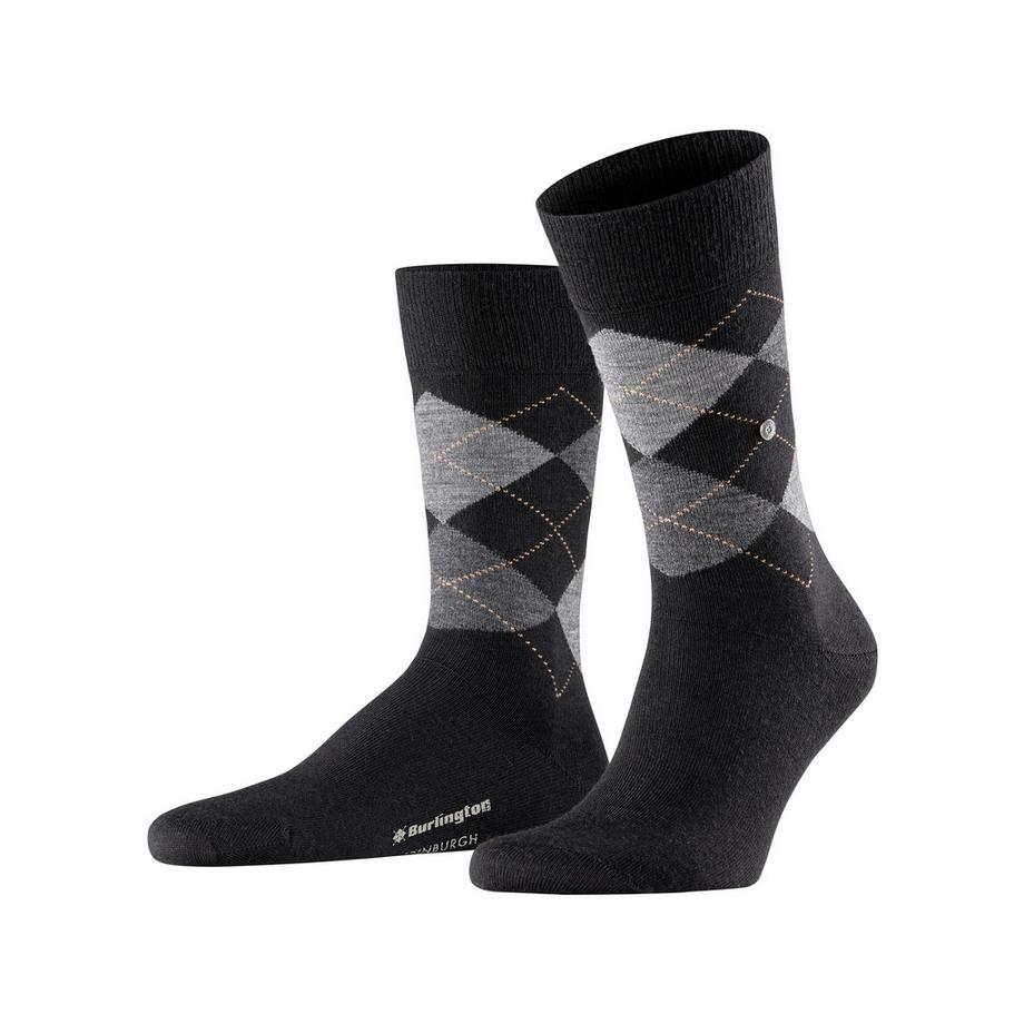 Burlington Edinburgh Argyle Chaussettes hauteur mollet  