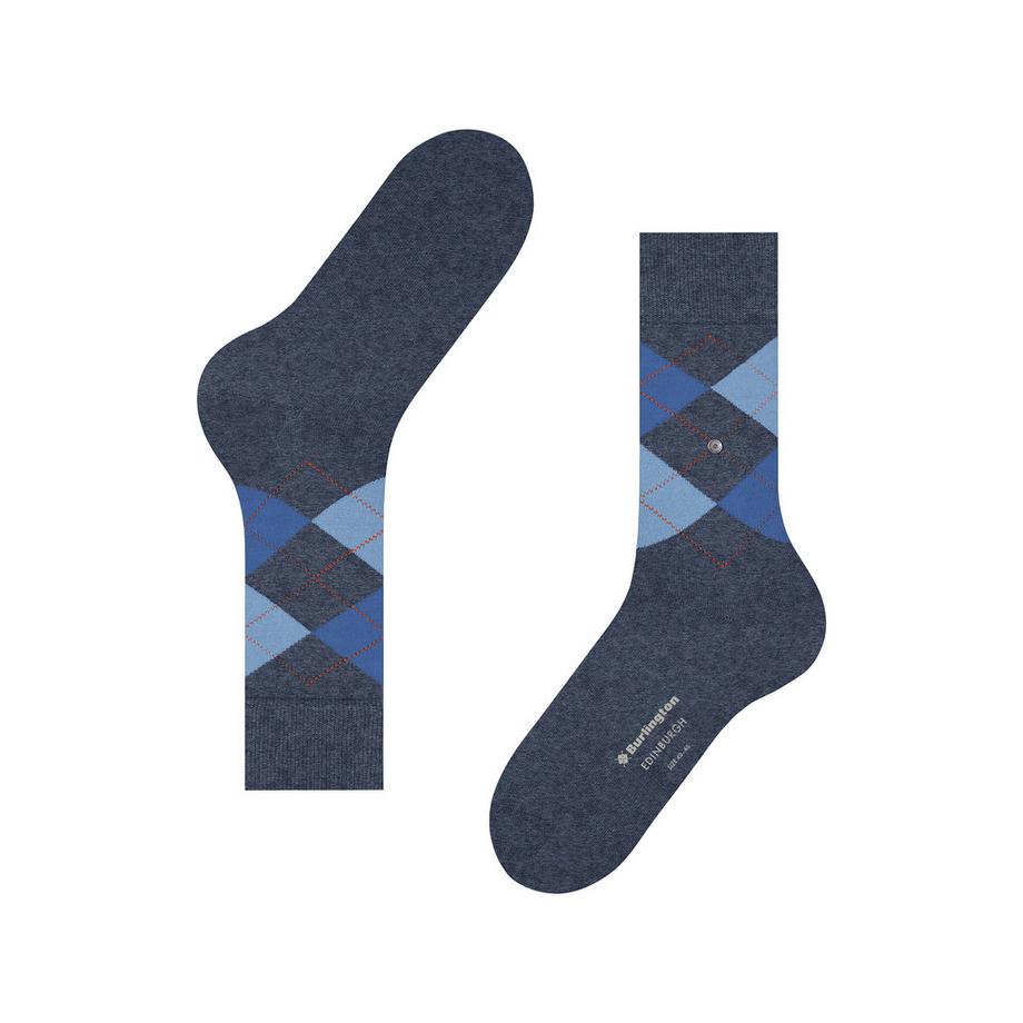 Burlington Edinburgh Argyle Chaussettes hauteur mollet  