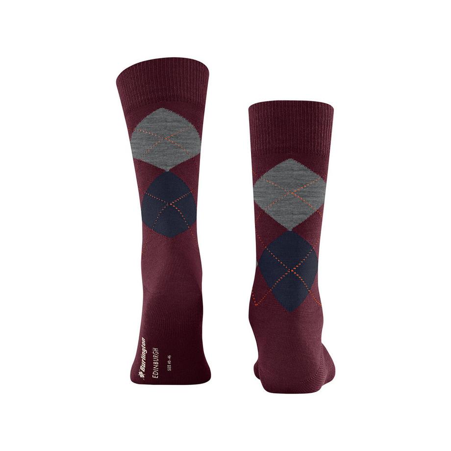 Burlington Edinburgh Argyle Chaussettes hauteur mollet  