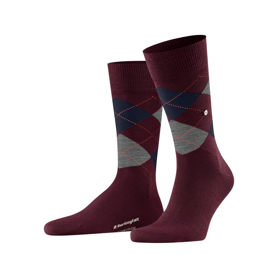 Burlington Edinburgh Argyle Chaussettes hauteur mollet  