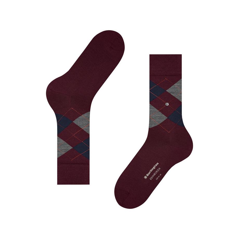 Burlington Edinburgh Argyle Chaussettes hauteur mollet  