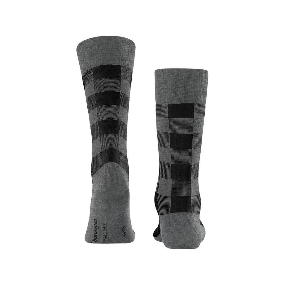 Burlington Buffalo Check SO Chaussettes hauteur mollet 