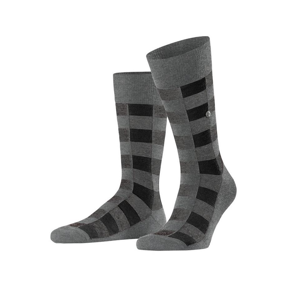 Burlington Buffalo Check SO Chaussettes hauteur mollet 