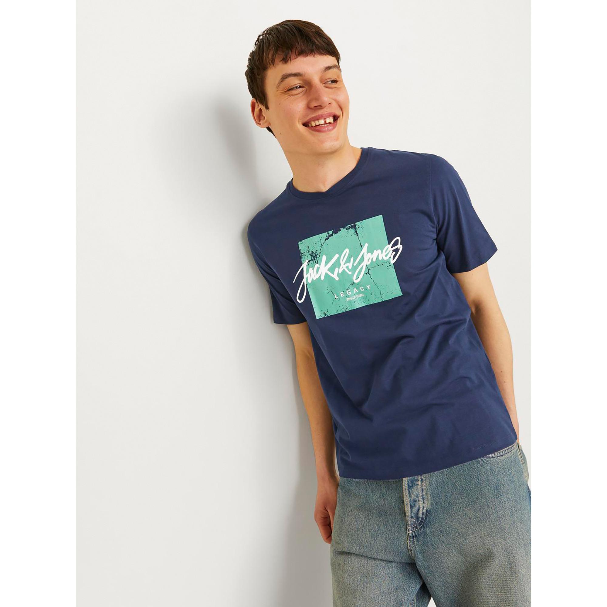 JACK & JONES JJTILEY TEE SS CREW NECK LN T-shirt 