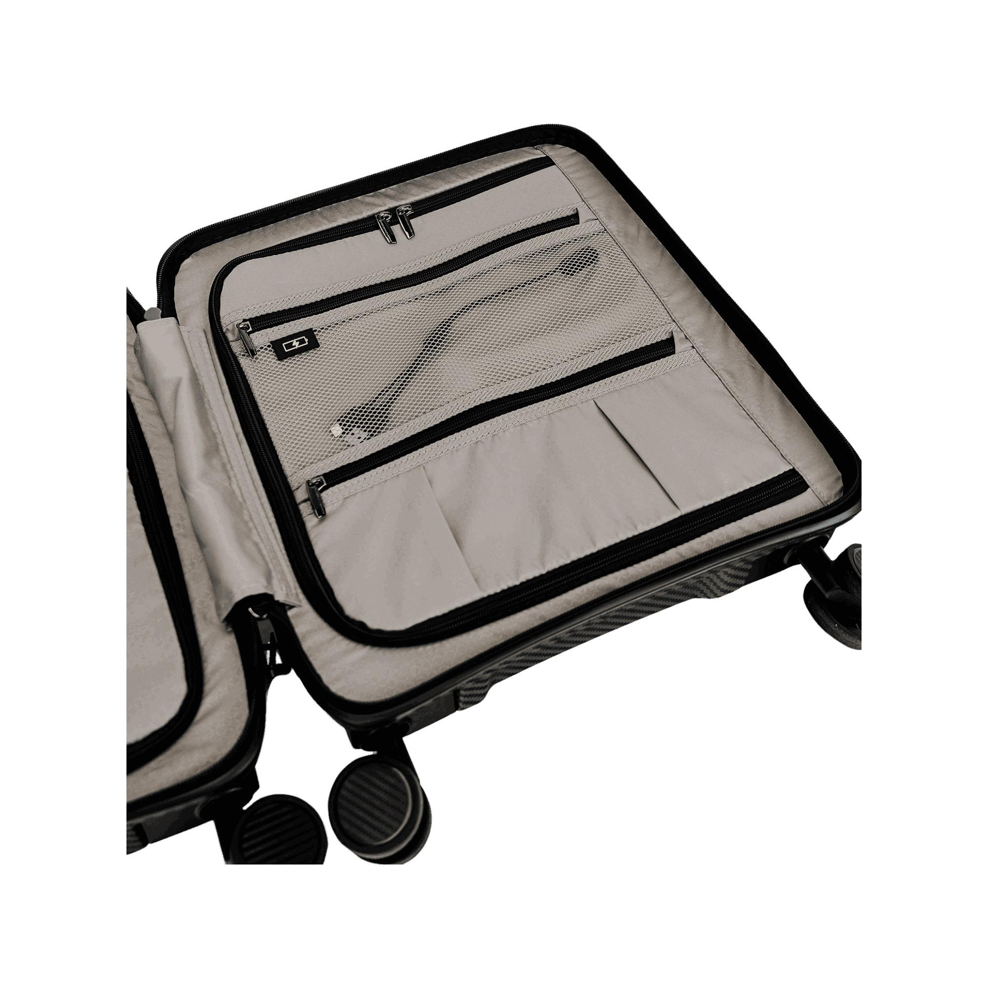 SWISS BAG COMPANY 45.0cm, Valise rigide Spinner, Underseat
 VISION 