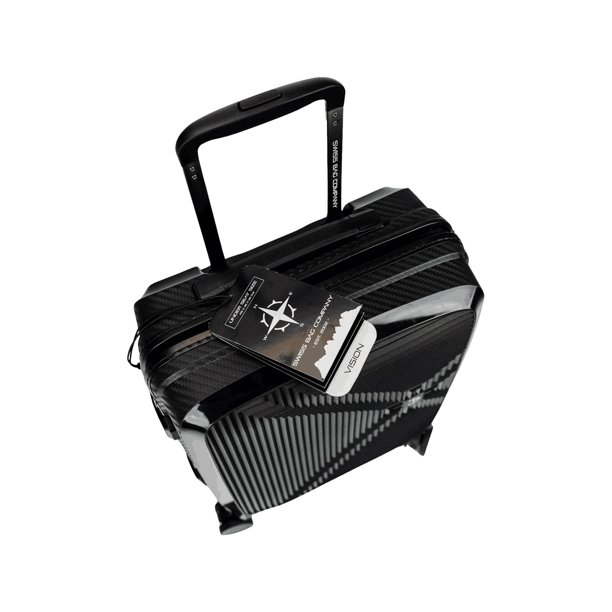 SWISS BAG COMPANY 45.0cm, Valigia rigida, Spinner Underseat
 VISION 