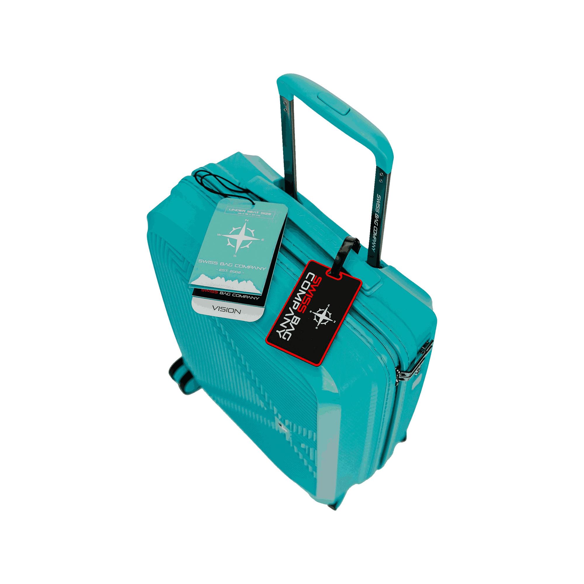 SWISS BAG COMPANY 45.0cm, Valise rigide Spinner, Underseat
 VISION 